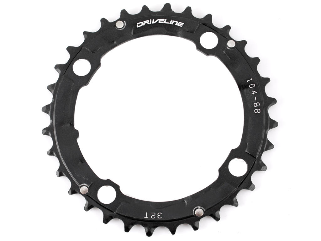Klinge 32 Tands ø104mm 4 Huls Sort fra Driveline