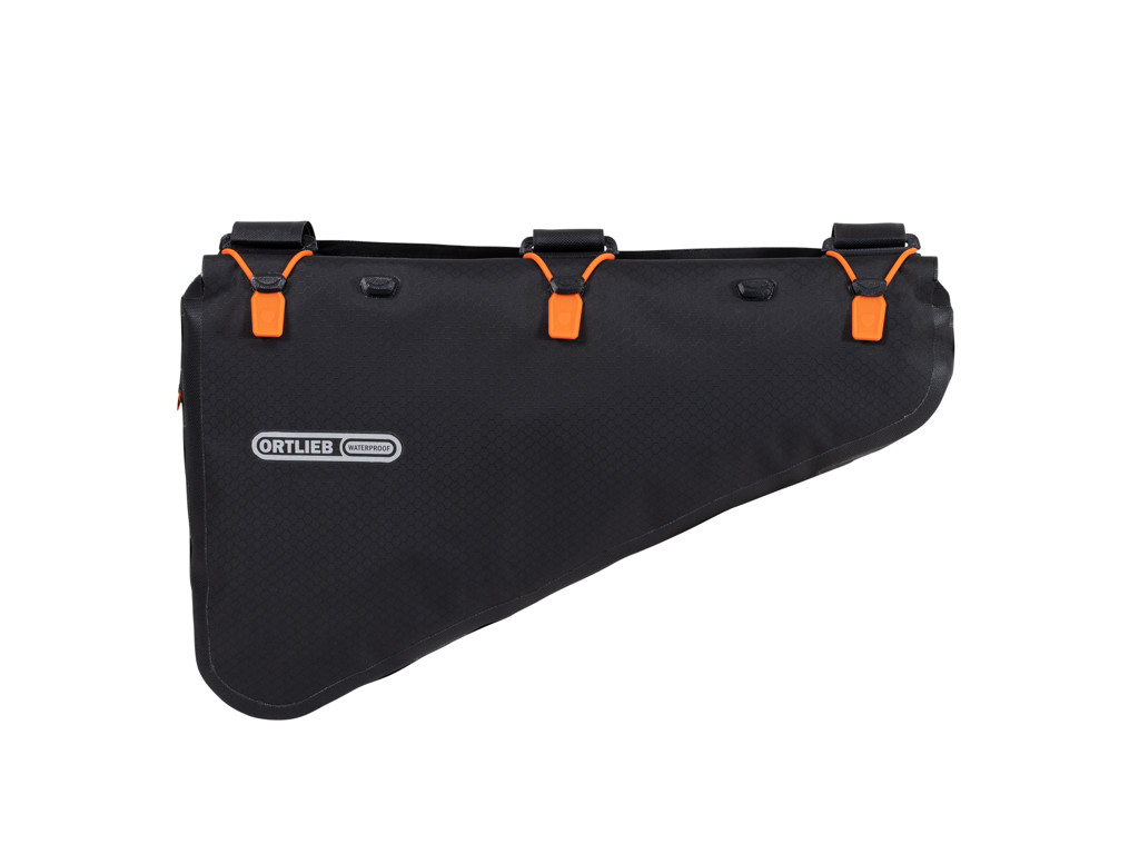 Frame Pack Rc   Bike Packing Steltaske   6 Liter   Mat Sort fra Ortlieb