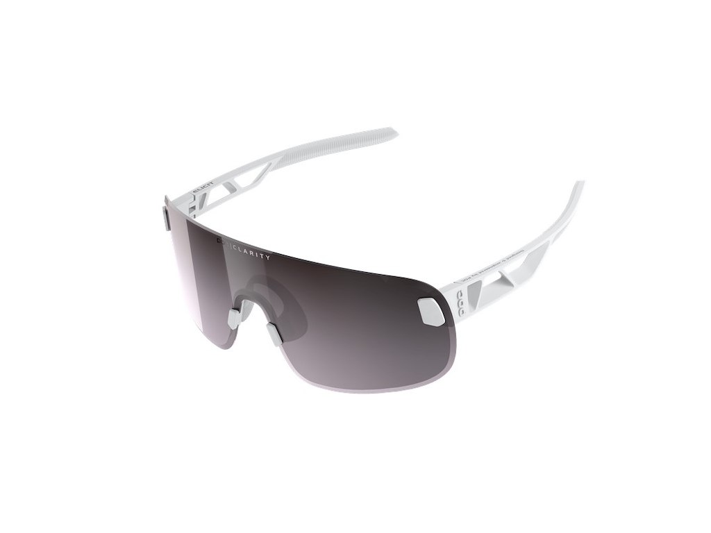 Elicit Cykelbriller   Hydrogen White Clarity Road Sunny Silver fra Poc