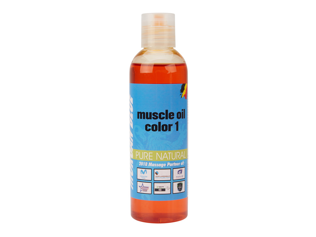 Muscle Oil 1   200 Ml.  Olie Med Farve Sommer fra Morgan Blue