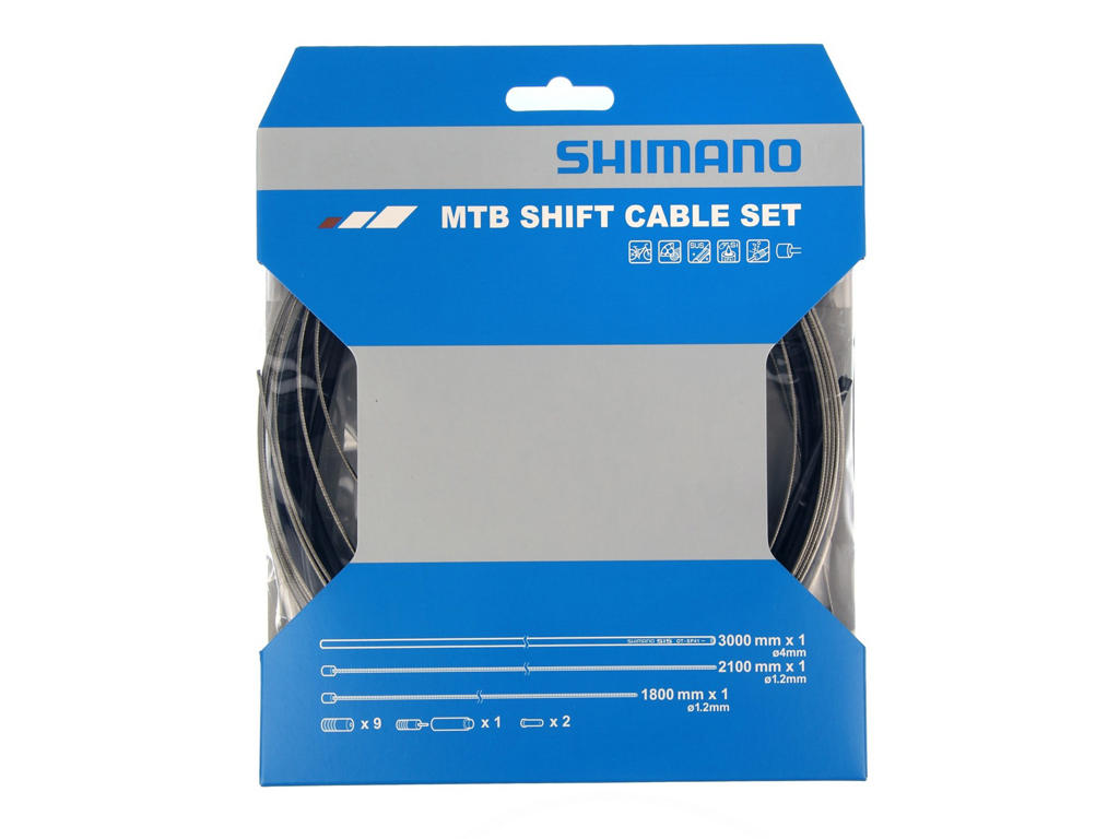Gearkabel Sæt   Sort Til Mtb City Bike Cykler fra Shimano
