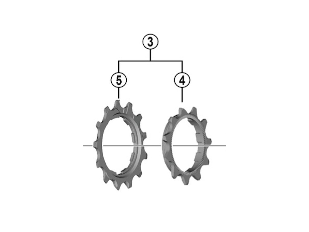 Linkglide Tandhjul 11 13 Tands Til Kassette Model Cs Lg700 11 Gear fra Shimano