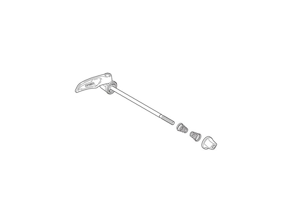 Quick Release 133mm Til Forhjul Model Wh 9000 fra Shimano