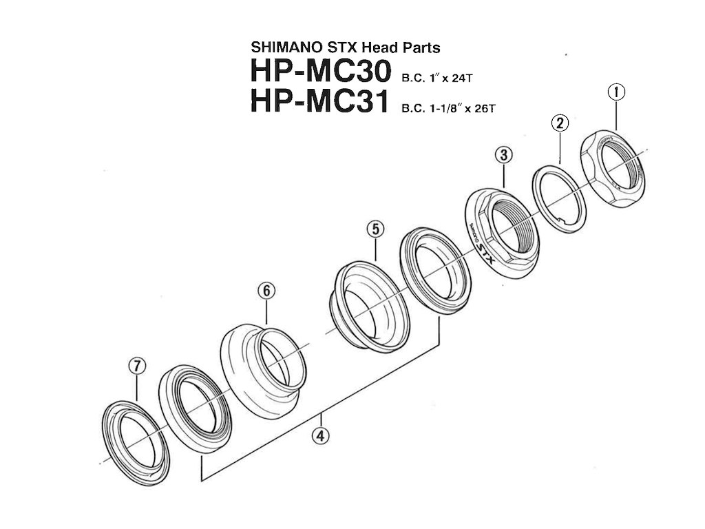 Shimano Kuglering Hp Mc31   1 Stk. 1 1 8" fra Sis Science In Sport