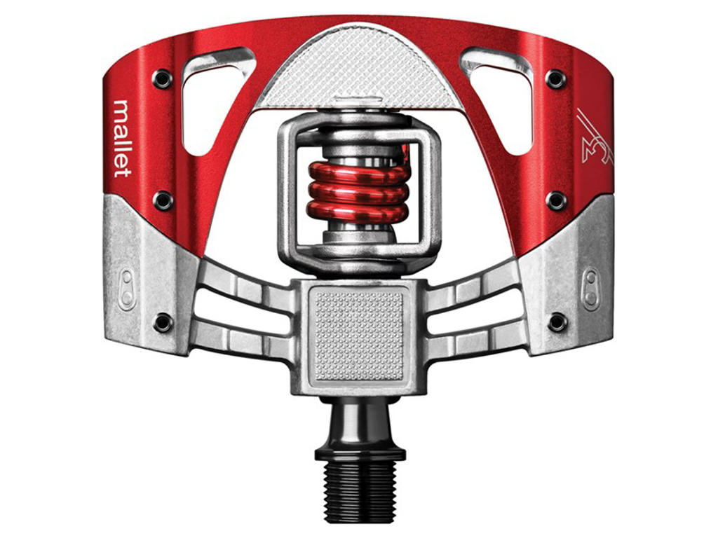 Mallet 3   Mtb Pedaler   Sølv Rød fra Crankbrothers