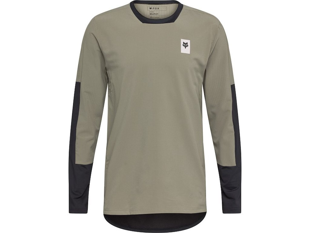 Defend Thermal Jersey   Cykeltrøje   Lange ærmer   Herre   Adobe   Xl fra Fox