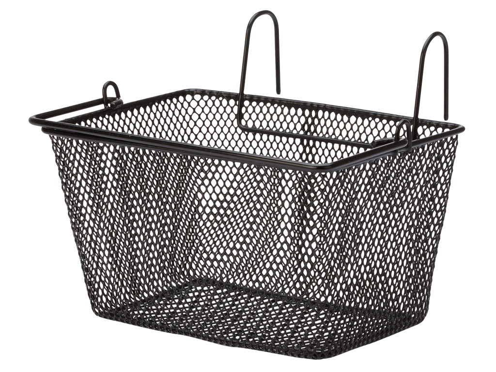 Kurv Til Styr   Med Kroge   12 16 18" Børnecykel   Sort fra Ongear