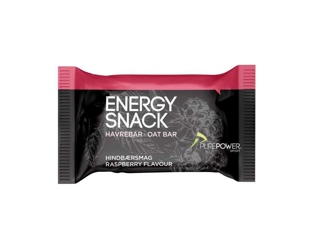 Energy Snack   Hindbær 60 Gram fra Purepower