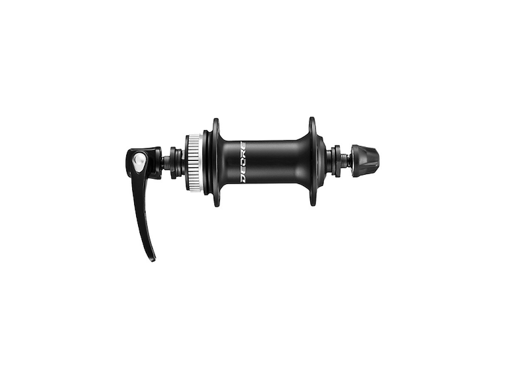 Deore   Fornav Qr Til Disk Med Center Lock   100mm Bred   Til 32 Eger   Hb M5100 fra Shimano