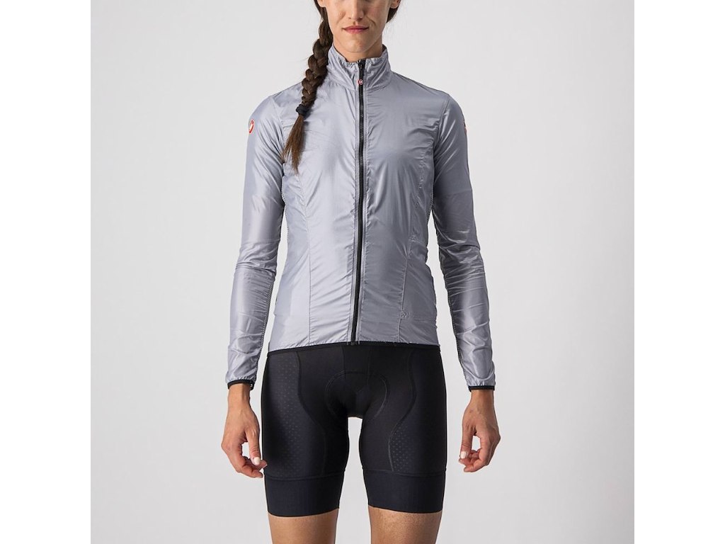 Aria Women's Shell Jacket   Cykeljakke   Dame   Silver Gray   S fra Castelli