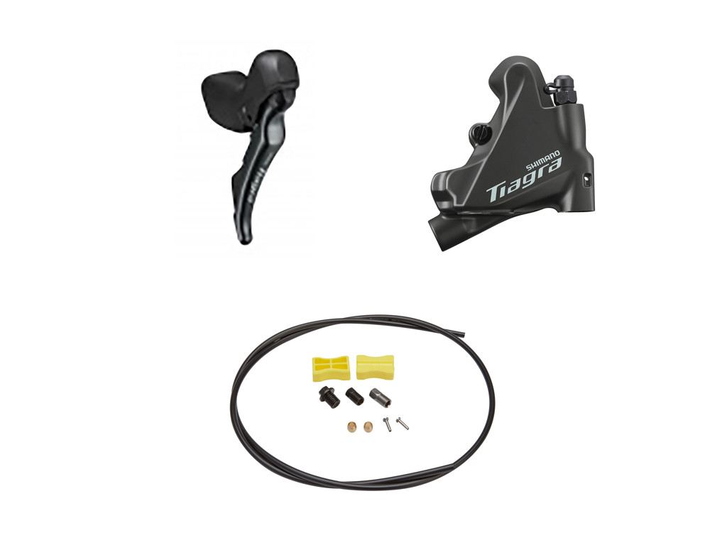 Tiagra R4720   Skifte  Og Bremsegreb Højre   Hydraulisk Kaliber Og Olieslange fra Shimano