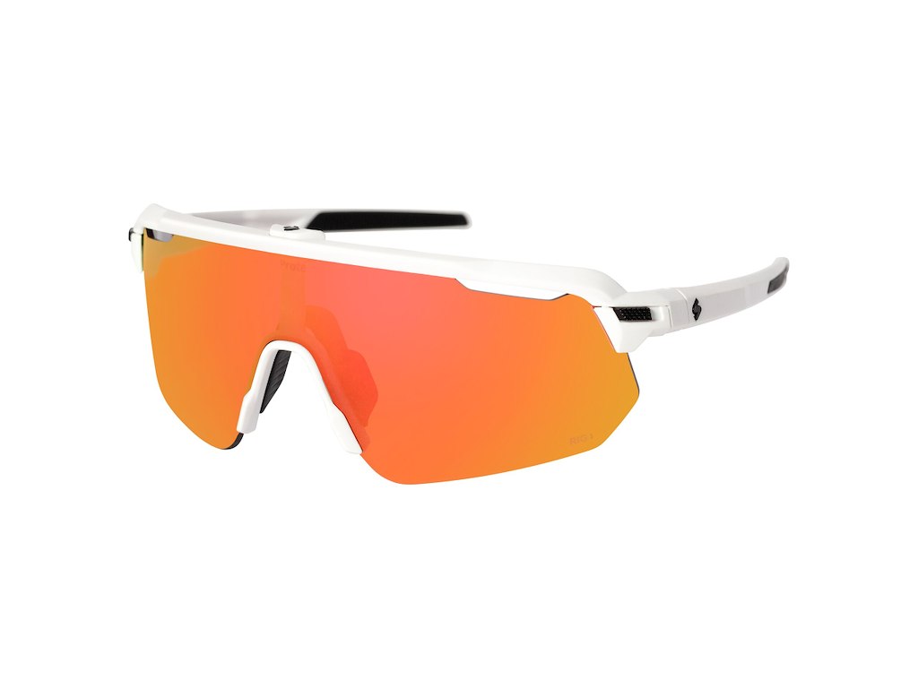 Shinobi Rig Reflect   Cykelbrille   Topaz Satin Hvid fra Sweet Protection