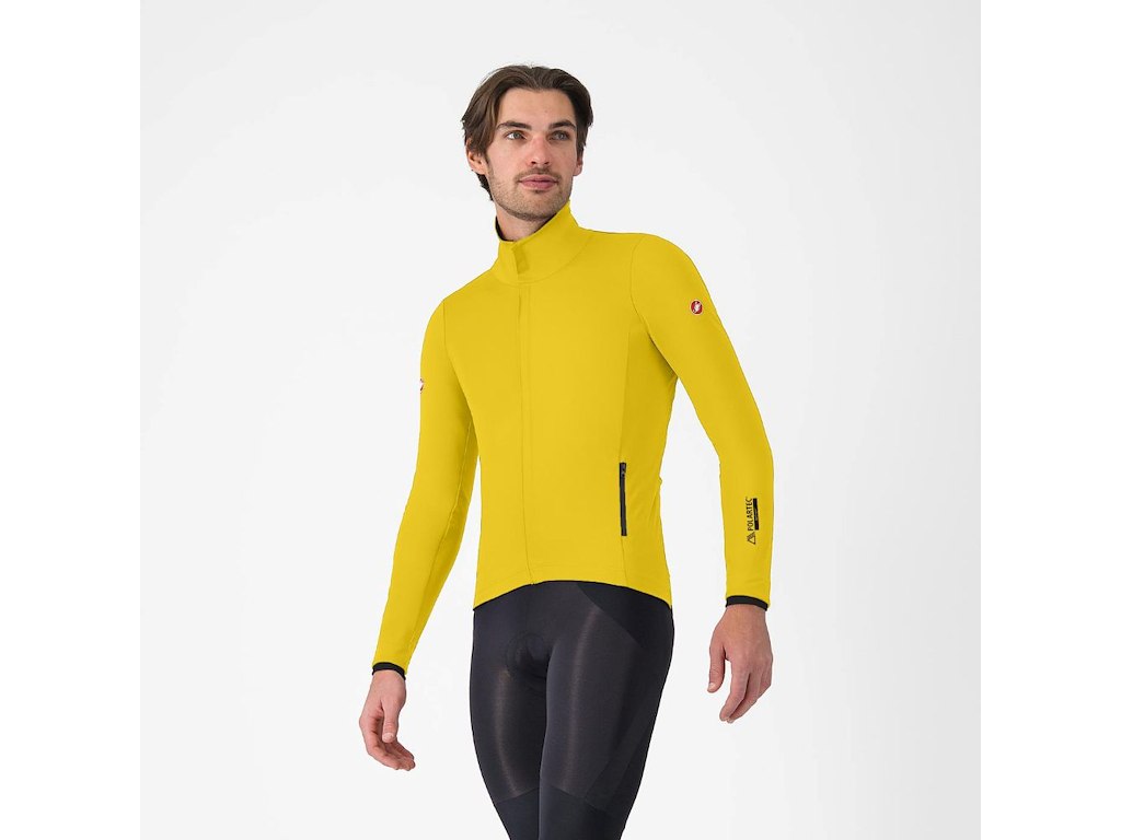 Alpha 150 Jacket   Cykeljakke   Mango Mojito Black   L fra Castelli