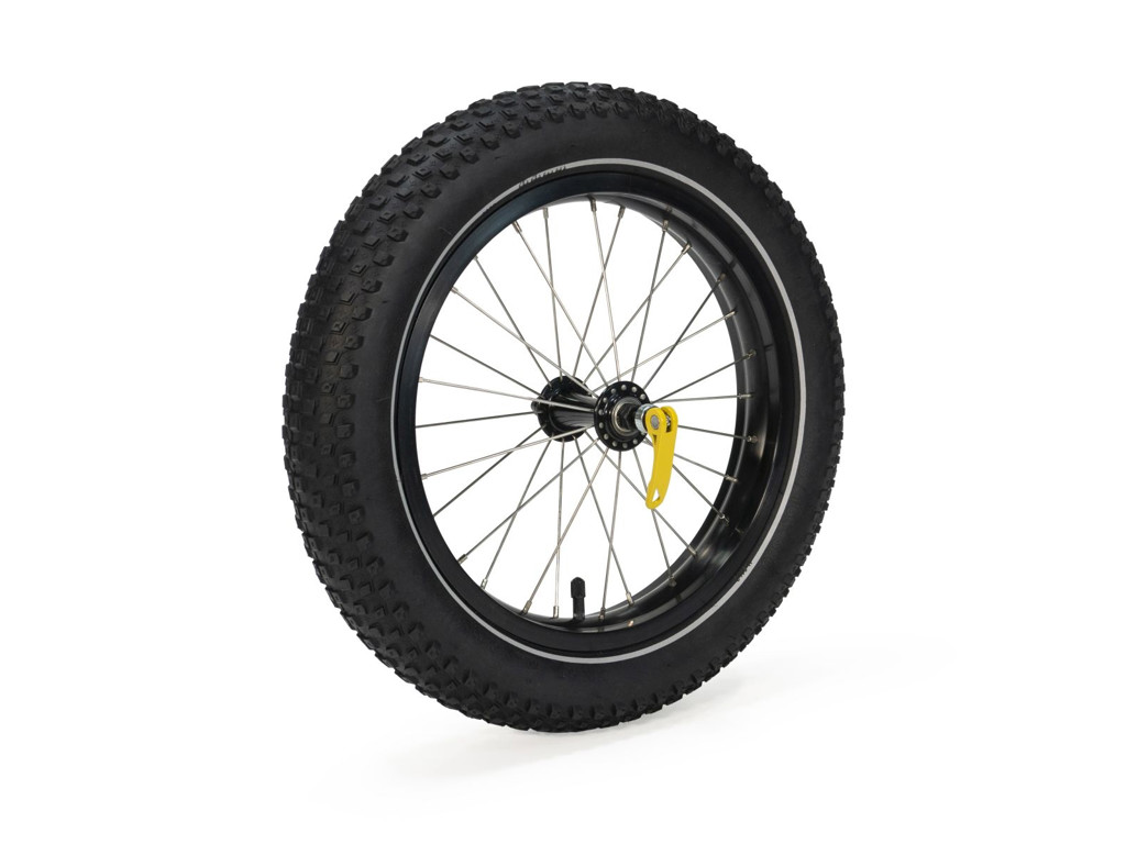 Coho 16+ Wheel Kit   Hjul Til Coho Cykeltrailer   Sort fra Burley