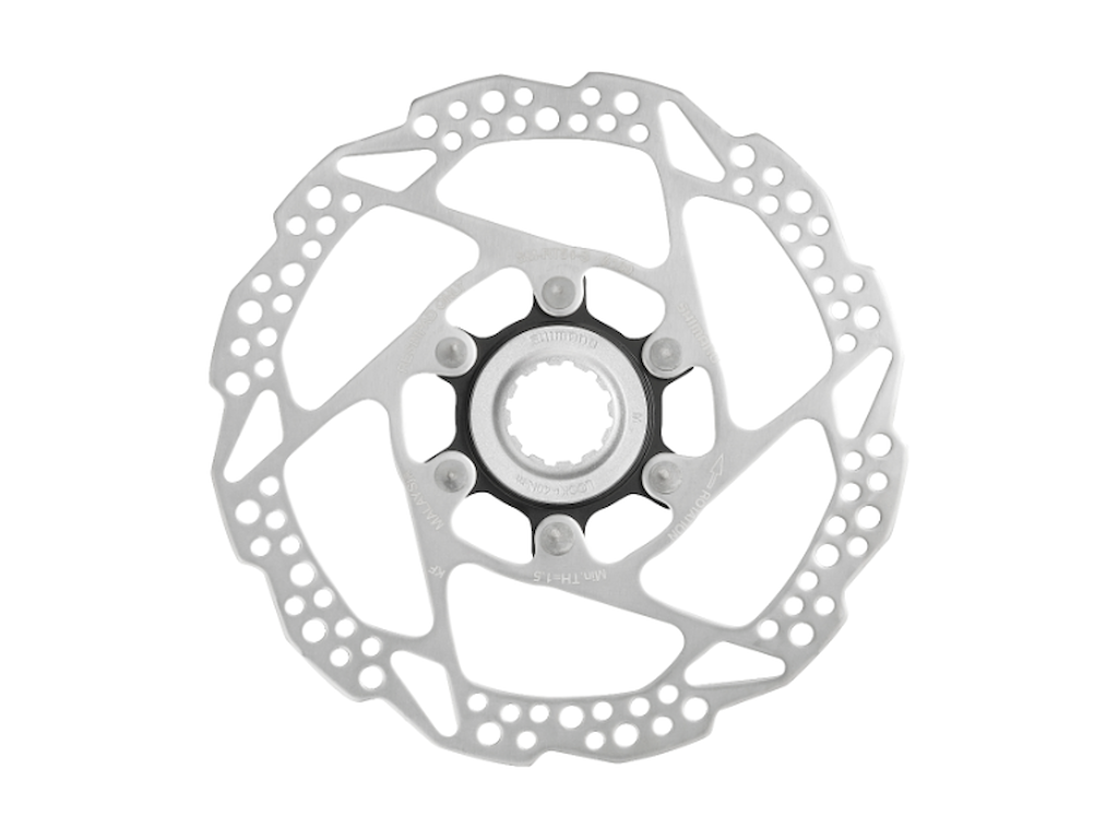 Alivio   Rotor For Skivebremse 160mm Til Center Lock Med Lock Ring Udvendig Riller fra Shimano
