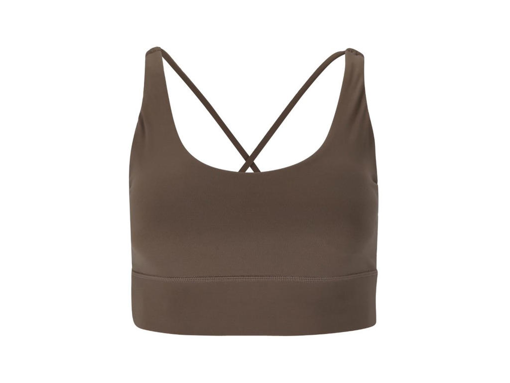Gaby   Sports Bh   Dame   Deep Taupe    Str. L fra Athlecia