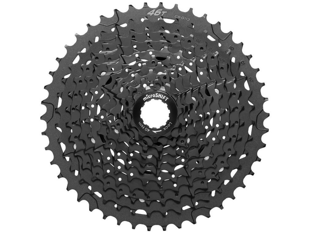 Xcd Kassette   10 Speed   11 46t   Alu Spider fra Microshift