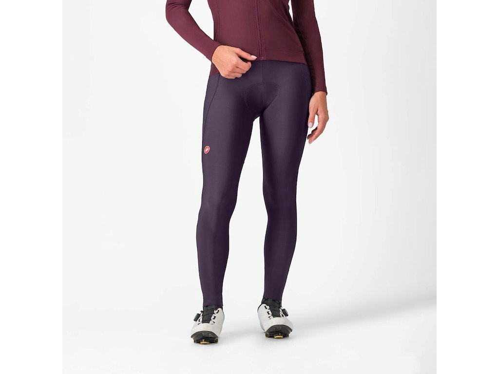 Espresso Women's Dt Bibtights   Cykelbukser M Pude   Dame   Dark Night Shade   Xl fra Castelli