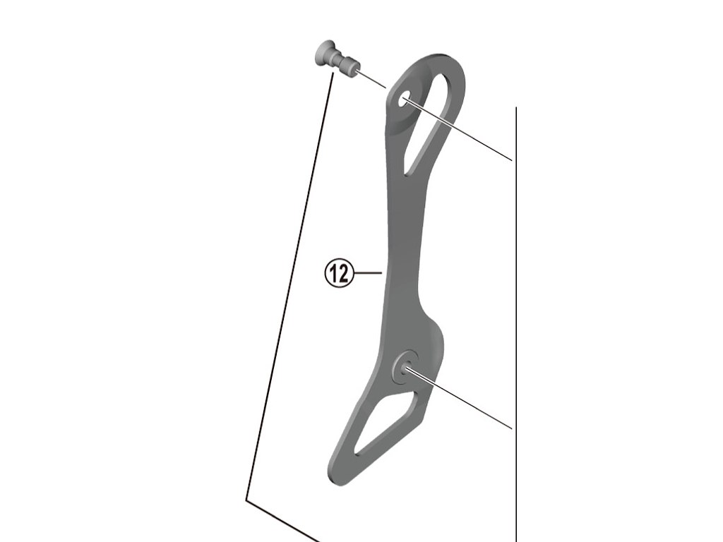 Dura Ace Inderplade Til Bagskifter Model Rd R9250 fra Shimano
