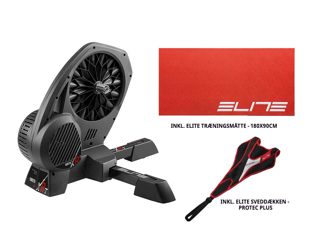 Direto Xr T Interaktiv Hometrainer   Inklusiv Måtte & Sveddækken (bundle) fra Elite