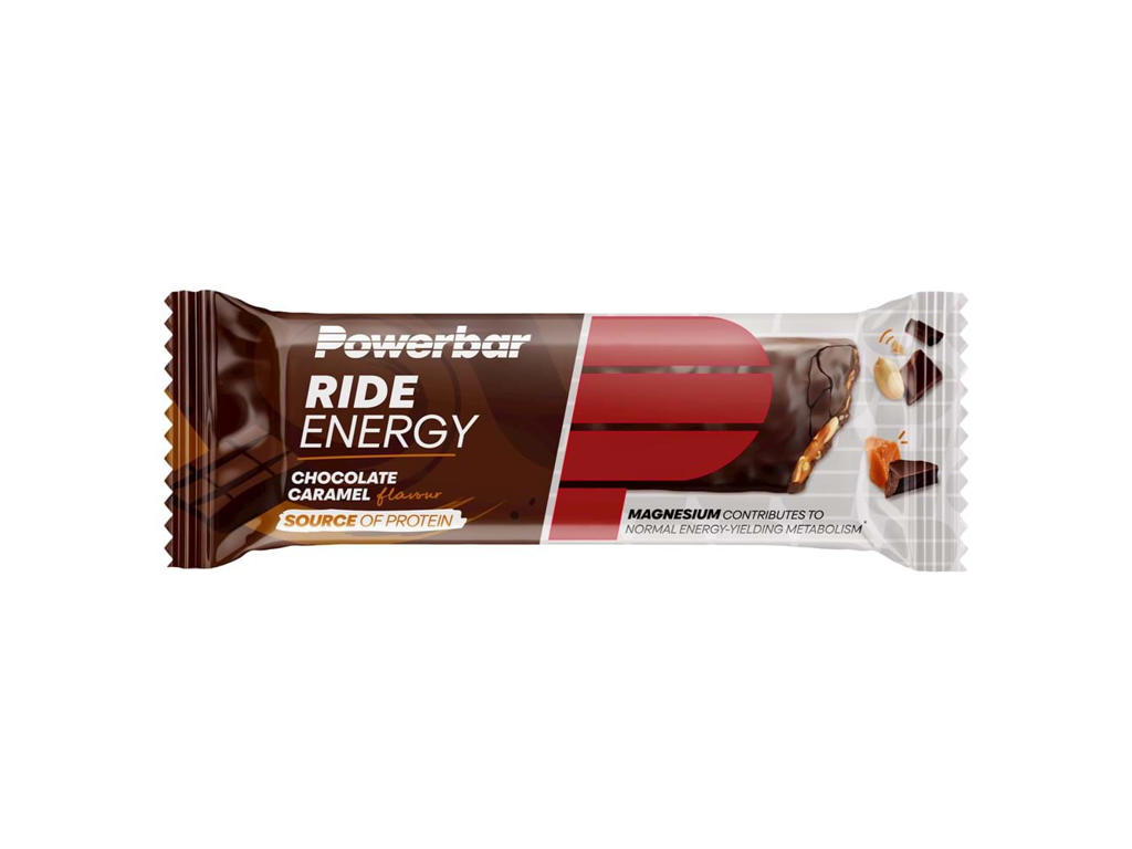 Ride   Chocolate Caramel +magnesium   55 Gram. fra Powerbar