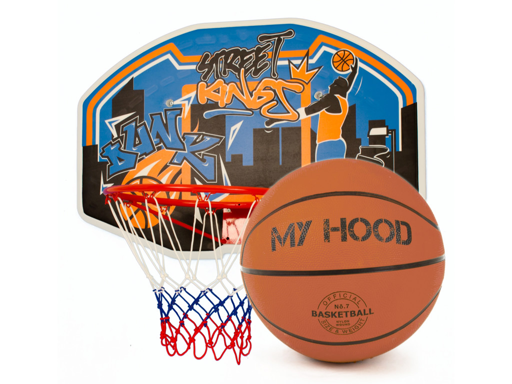 Basketkurv På Plade   Inklusiv Bold fra My Hood