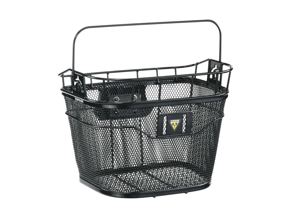 Cykelkurv Til Front   16 Liter   Inkl. Beslag   Sort fra Topeak