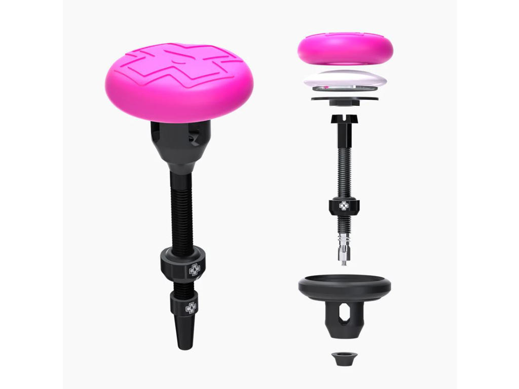 Muc Off Tubeless Tag Holder    Holder Til Apple Airtag   44 Mm   Sort Pink fra Muc-off