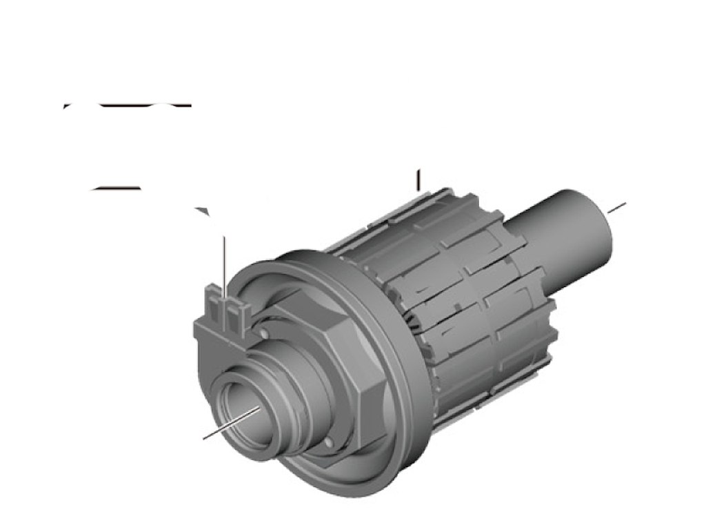 Nexus Navindsats Til Dymano Nav Model Dh Ur708 3d Sort fra Shimano