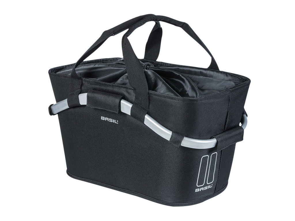 Classic Carry All   Cykelkurv Til Bag Med Mik System   22 Liter   Sort fra Basil
