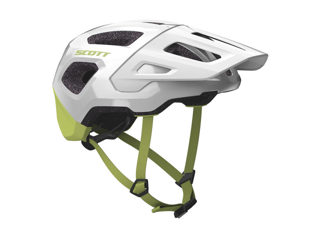 Argo Plus   Cykelhjelm   Mips   White Yellow   Str. 58 61 Cm fra Scott