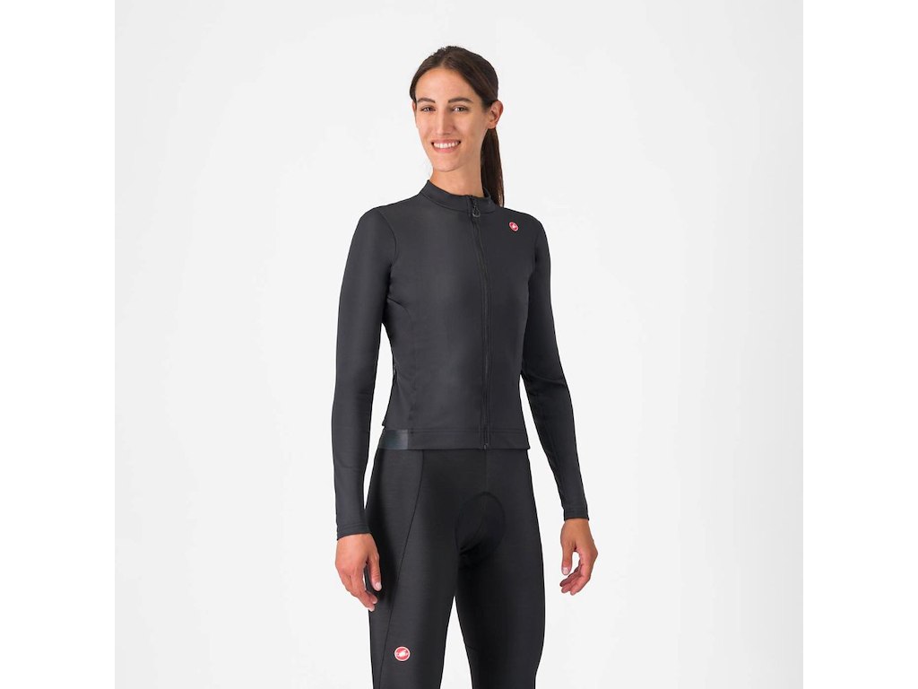 Espresso Thermal Women's Jacket   Cykeljakke   Dame   Light Black   M fra Castelli