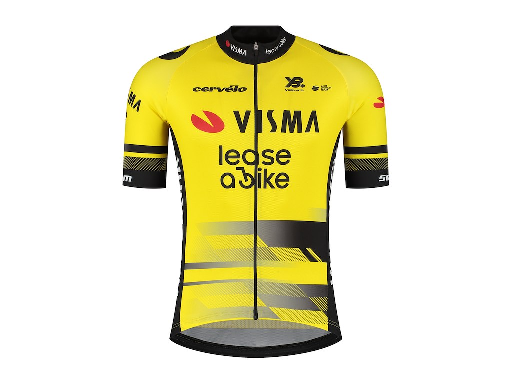 Team Visma Lease A Bike 2025 Replica Jersey Ii   Cykeltrøje   Korte ærmer   Barn   140 fra Rapidgear