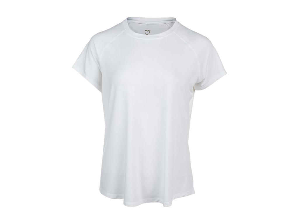 Gaina   T Shirt   Dame   Hvid    Str. 36 fra Athlecia