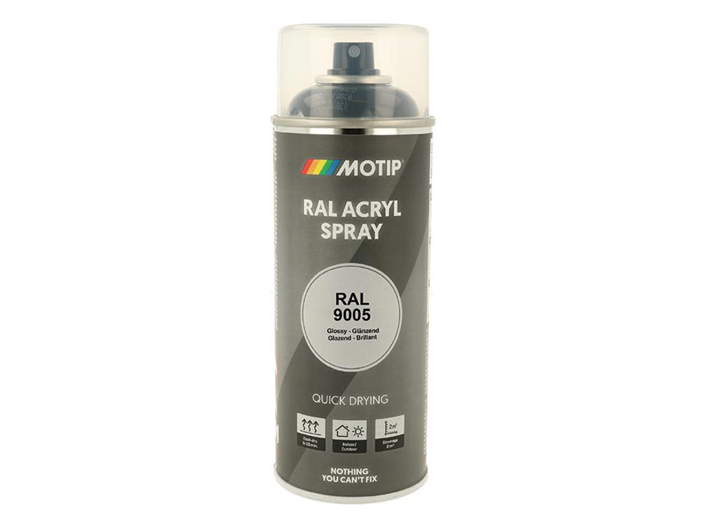 Ral 9005   Lak   High Gloss Deep Black fra Motip