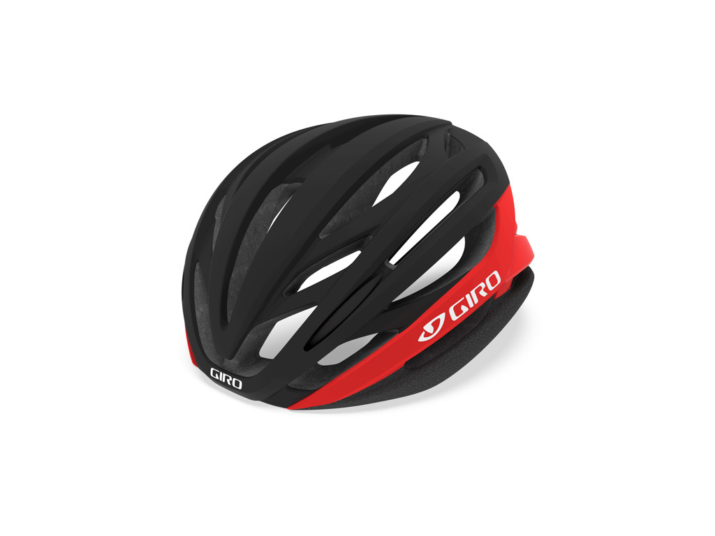 Syntax Mips    Cykelhjelm   Str. 55 59 Cm   Mat Sort Lys Rød fra Giro