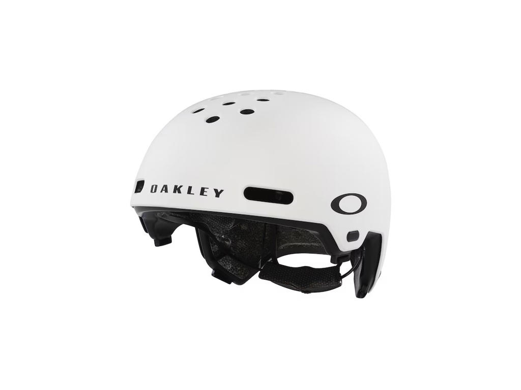 St1   Cykelhjelm   Mat Hvid   52 56 Cm fra Oakley
