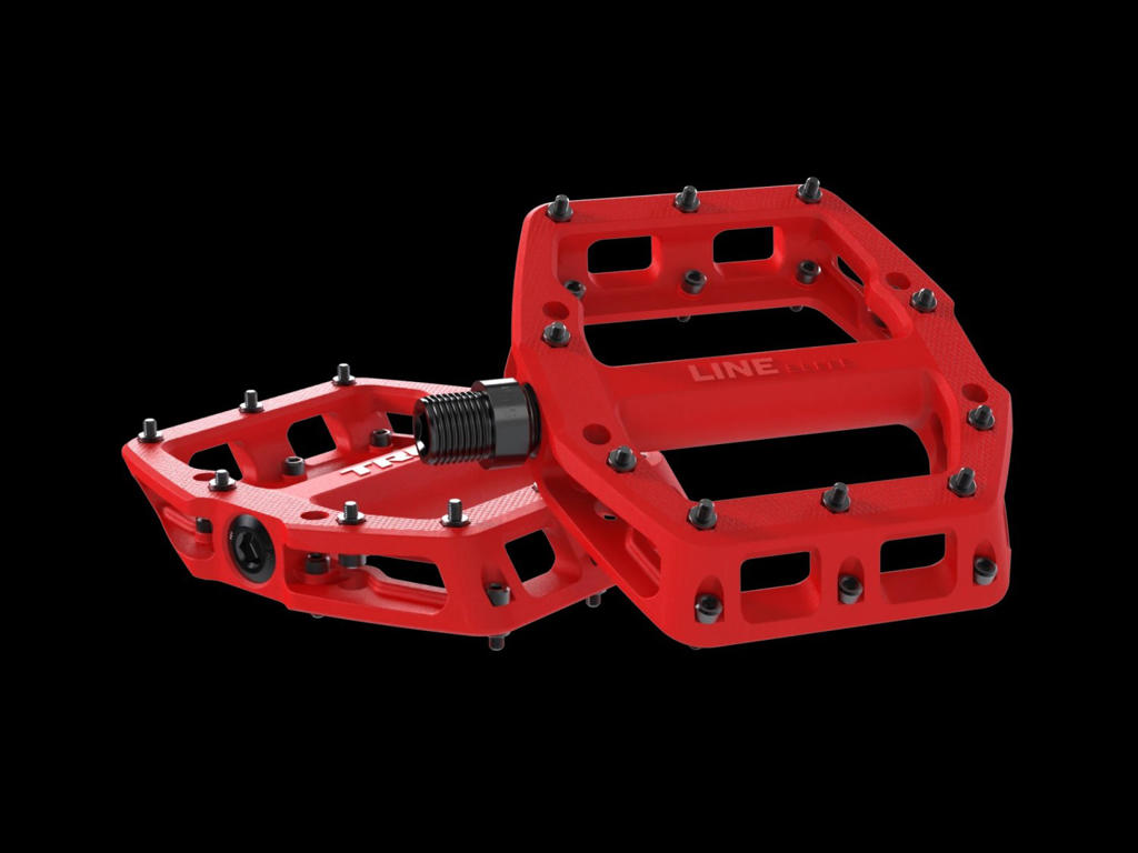 Line Elite   Platform Pedaler Mtb   Rød   15mm 9 16" fra Trek