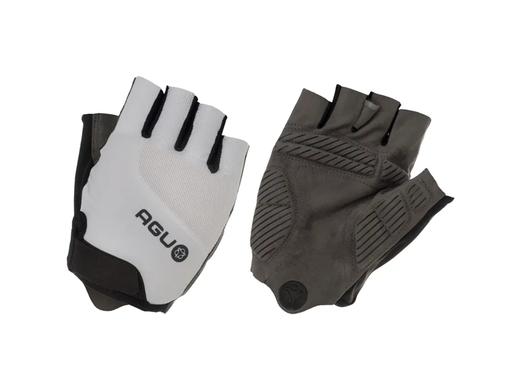 Super Gel Gloves   Cykelhandsker   Hvid   M fra Agu