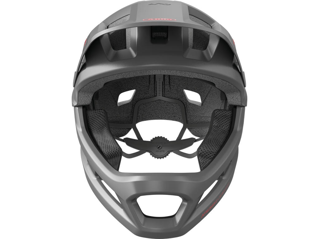 Youdrop Ff   Cykelhjelm Fullface   Silver   Str. 48 55 Cm fra Abus