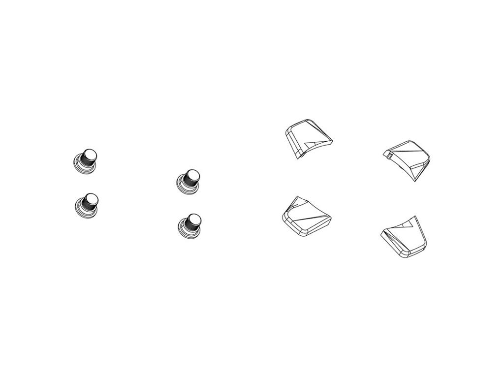 Rival Axs  Klingebolte M8x4,75x8,75mm   4 Stk.   Etap fra Sram