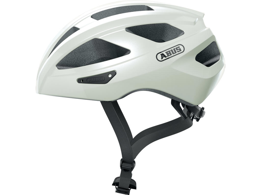 Macator   Cykelhjelm   Pearl White   Str. S fra Abus