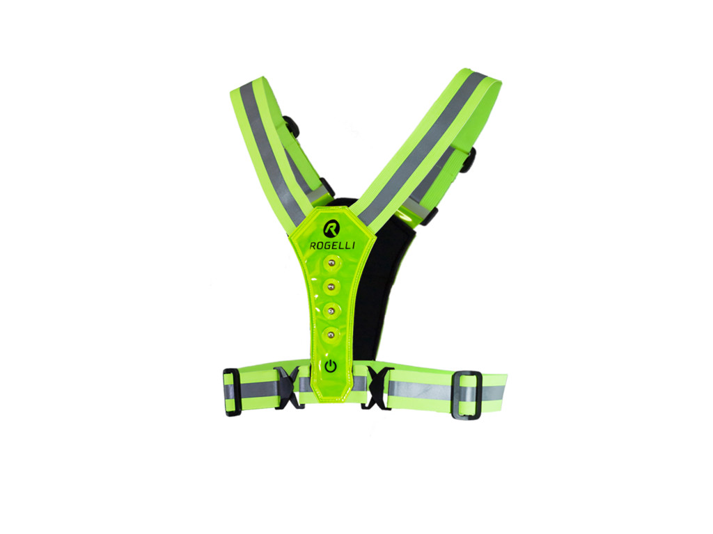 Sports Led Vest   Gul   One Size fra Rogelli