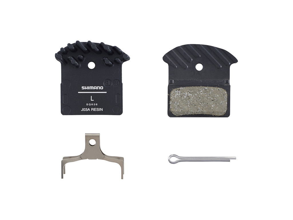 Xtr Xt Slx   Bremseklods Med Køleribbe Til Skivebremser   Resin J05a J03a fra Shimano