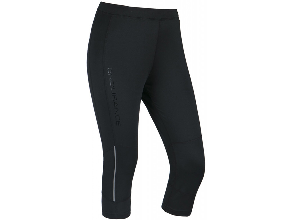 Mahana 3 4 Xql   Løbeløbetights   Dame   Black    Str. 38 fra Endurance