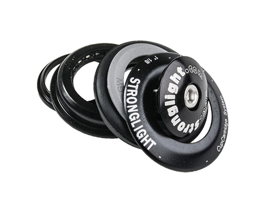 Raz Steel Headset  Semi Integreret   1 1 8"   Sort fra Stronglight