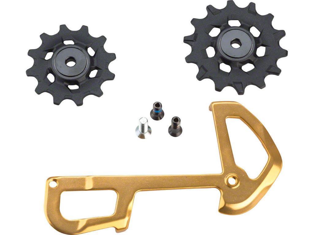 Xx1 Eagle Pulleyhjul & Inderplade   12 Gear   12 & 14 Tænder   Guld fra Sram
