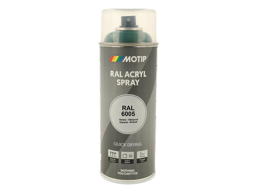 Ral 6005   Lak   High Gloss Mossy Green fra Motip