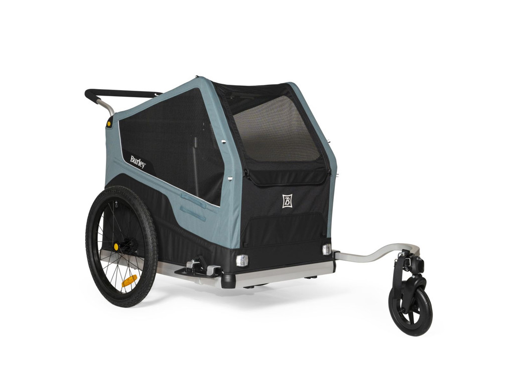 Dog Bark Ranger Xl   Hunde Cykeltrailer   Sort Grå fra Burley