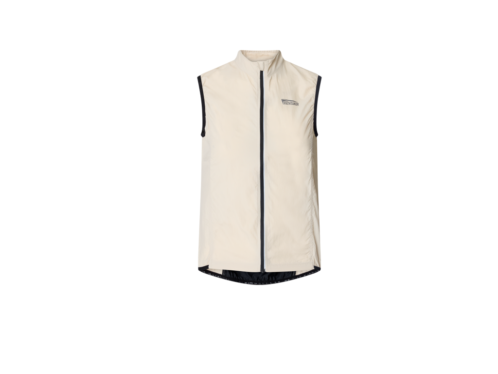 Cykelvest   Windvest   Offwhite   Kvinde   M fra Pathtaker